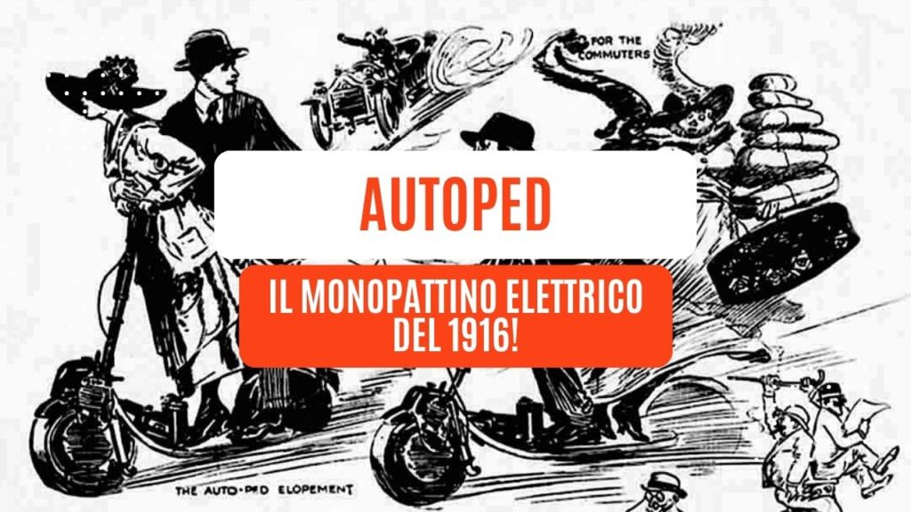 Autoped Il monopattino elettrico del 1916!